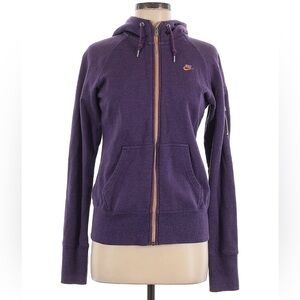 Nike Women's Purple Full-Zip Hoodie